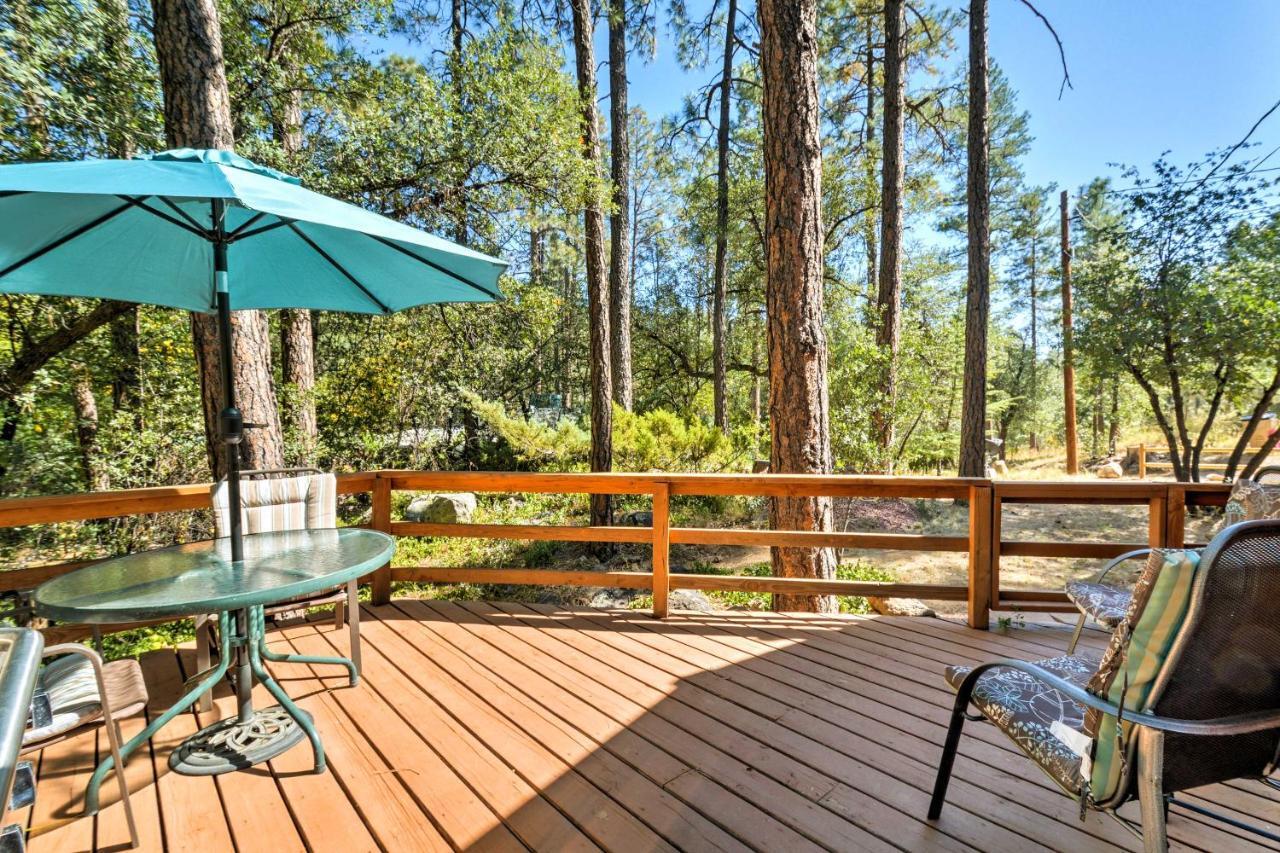 Willa Cozy Cabin with AC&Deck, 5 Mi to Downtown Prescott Zewnętrze zdjęcie